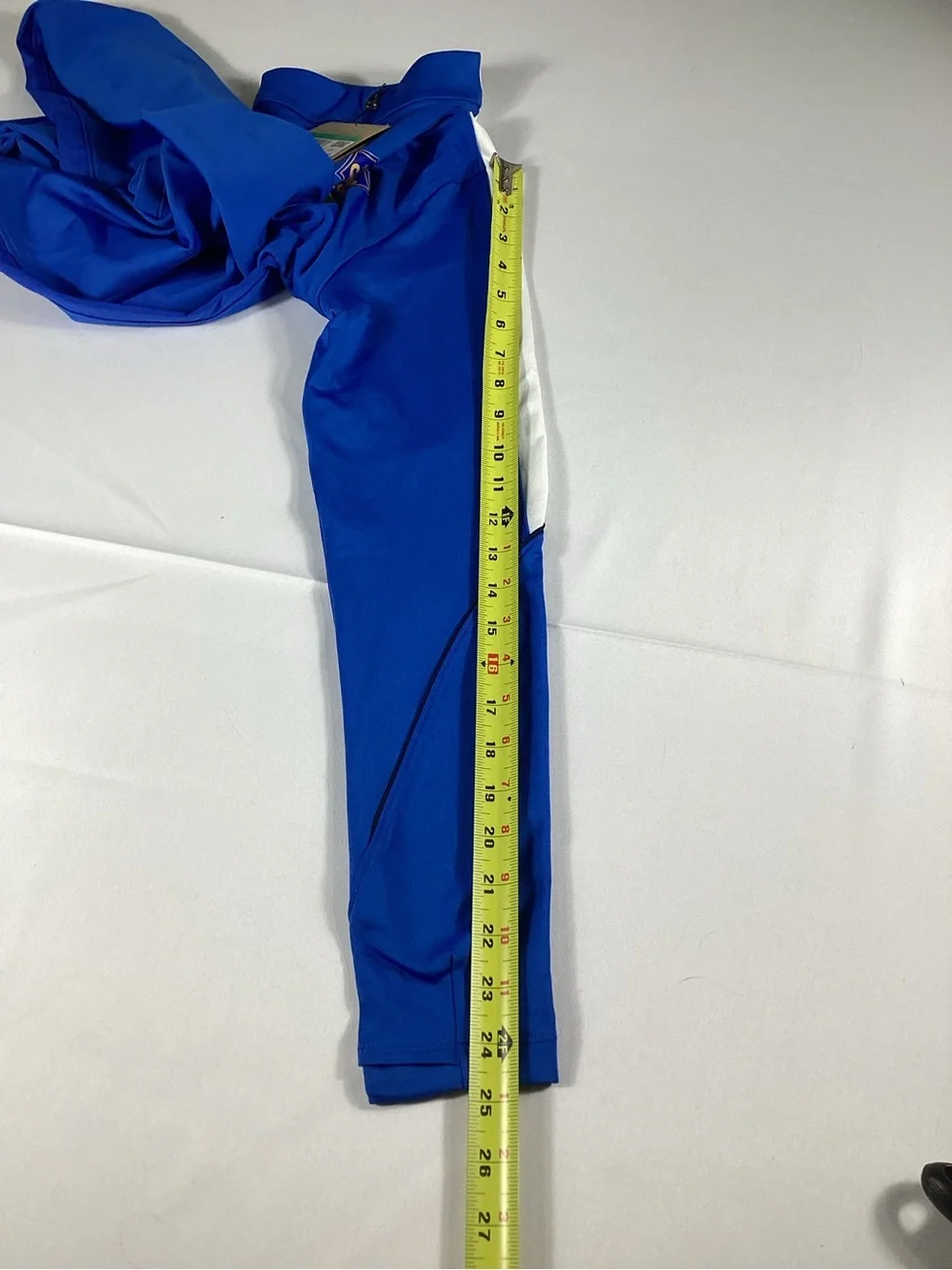 Nike Royal Blue Long Sleeve Soccer Training Top with White Accents